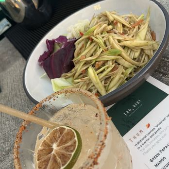 Lao Der - Thum Cucumber and margarita - Laotian Near Me - Stockton, California