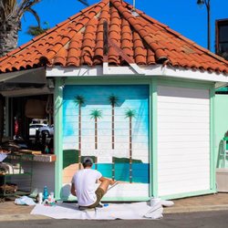 The Aloha Bungalow - The making of our epic mural by our friend Clay Campbell!!