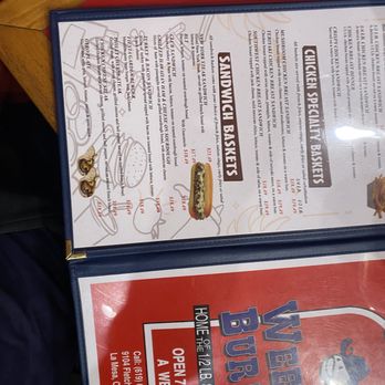 The Weevil Burger - menu - American Near Me - La Mesa, California