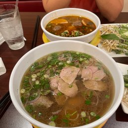 Pho and bun bo hue