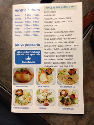 Menu photo 6 Melys Pupuseria Pasadena, CA Menu photo 6 Melys Pupuseria Pasadena, CA