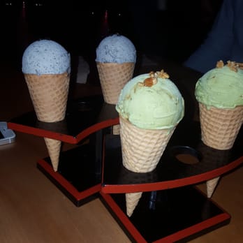 RAMEN-SAN - Toasted sesame seed and matcha green tea ICE CREAMS - Ramen Near Me - Chicago, Illinois RAMEN-SAN - Toasted sesame seed and matcha green tea ICE CREAMS - Ramen Near Me - Chicago, Illinois