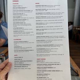 Menu as of 6/26