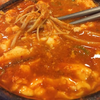 Lighthouse Tofu - Mushroom tofu soup - Korean Near Me - Annandale, Virginia