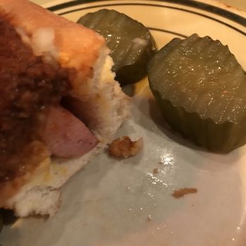 Tony Packo's - Hotdog with sauce - Hot Dogs Near Me - Toledo, Ohio