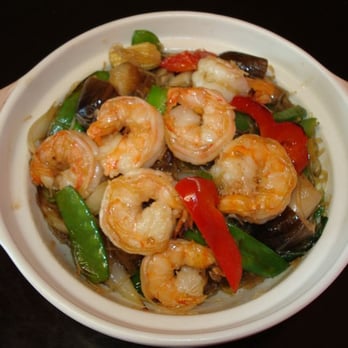 Cida Thai Restaurant - Shrimp with Glass Noodles and BACON! - Thai Near Me - Countryside, Illinois Cida Thai Restaurant - Shrimp with Glass Noodles and BACON! - Thai Near Me - Countryside, Illinois