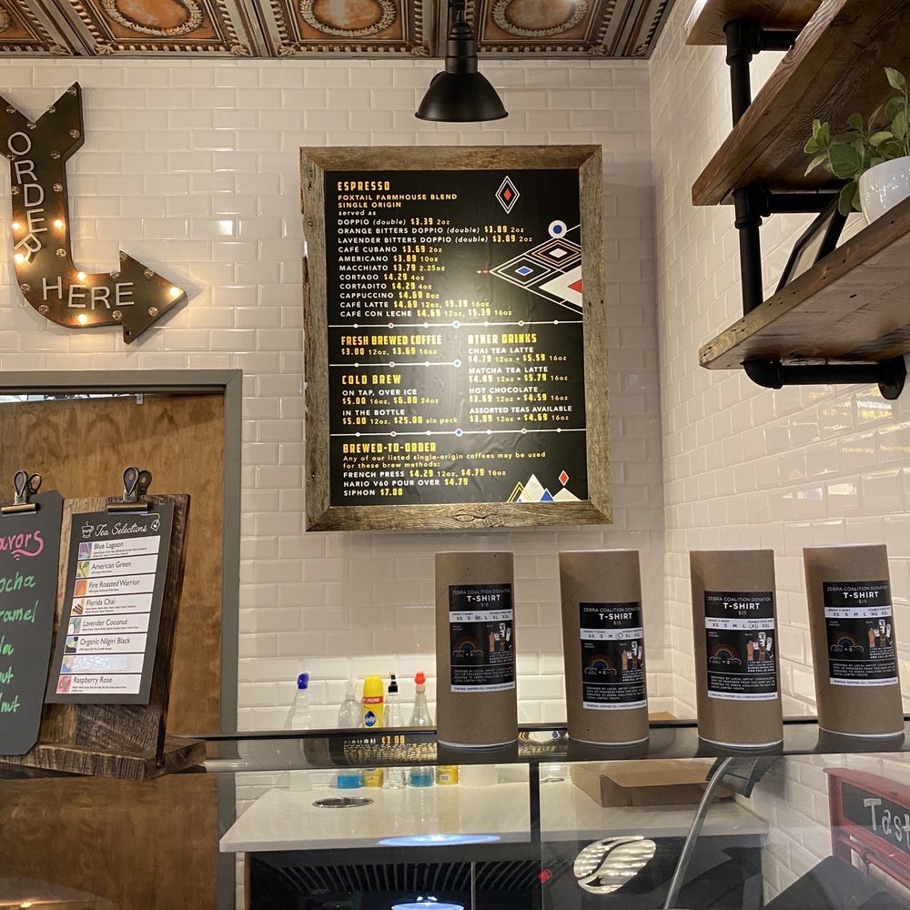 Foxtail Coffee - Menu october 2020 - Coffee & Tea Near Me - Orlando, Florida