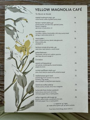 Menu photo 2 Yellow Magnolia Café Brooklyn, NY Menu photo 2 Yellow Magnolia Café Brooklyn, NY