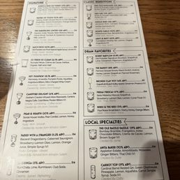 Menu.