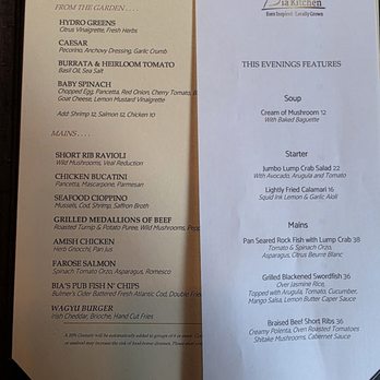 Bia Kitchen - Modern European Near Me - Purcellville, Virginia