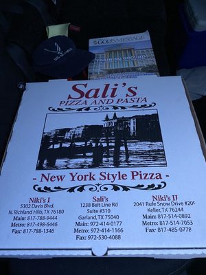 Menu photo 3 Sali's Pizza & Pasta Garland, TX