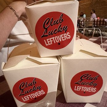 Club Lucky - Takeout boxes - Italian Near Me - Chicago, Illinois Club Lucky - Takeout boxes - Italian Near Me - Chicago, Illinois