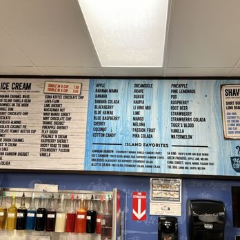 Hokulia Shaved Ice - Menu Jan 2024 - Shaved Ice Near Me - Parker, Colorado