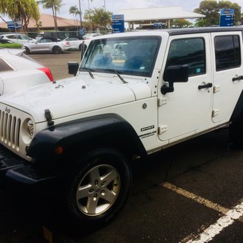 Alamo Rent A Car - My first ever rental car, a 4-door Jeep Wrangler I named Higgs. - Car Rental Near Me - Lihue, Hawaii Alamo Rent A Car - My first ever rental car, a 4-door Jeep Wrangler I named Higgs. - Car Rental Near Me - Lihue, Hawaii