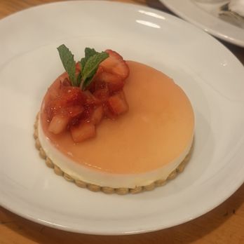 Bluebeard - Strawberry rhubarb panne cotta - New American Near Me - Indianapolis, Indiana