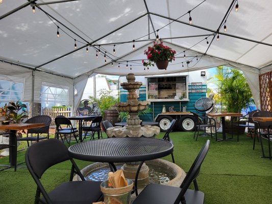 Bulegreen Cafe Yard by null