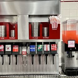 In-N-Out Burger - Newly added cherry Coke & lite pink lemonade