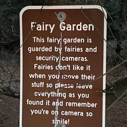 Hidden fairy garden is a nice touch. We haven't seen once since Ireland.