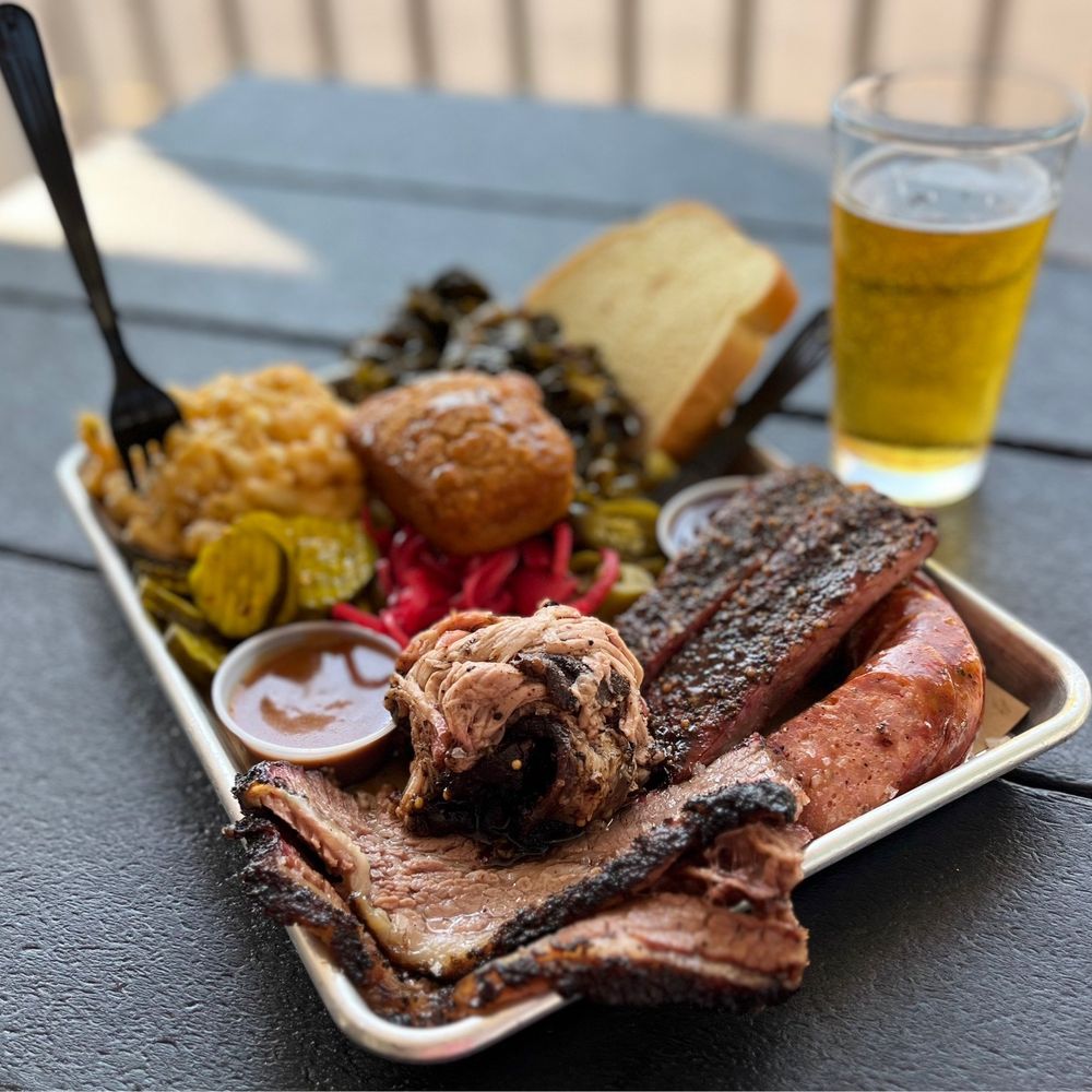 Bar-Q - Sampler platter - Southern Near Me - Norfolk, Virginia Bar-Q - Sampler platter - Southern Near Me - Norfolk, Virginia