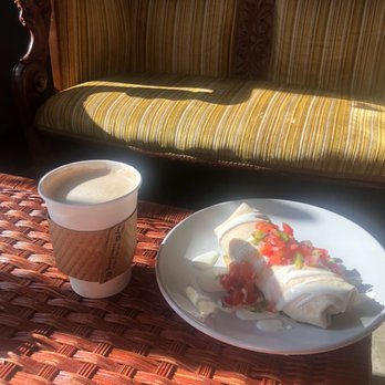 Mug Shot - Breakfast burrito and Cappuccino - Coffee & Tea Near Me - Morehead City, North Carolina Mug Shot - Breakfast burrito and Cappuccino - Coffee & Tea Near Me - Morehead City, North Carolina
