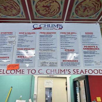 C Chum Seafood - Menu - Seafood Near Me - Sweeny, Texas C Chum Seafood - Menu - Seafood Near Me - Sweeny, Texas
