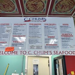 C Chum Seafood - Menu