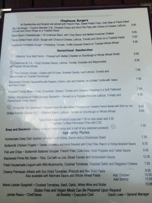 Menu photo 7 Murphy's Chophouse Murphy, NC Menu photo 7 Murphy's Chophouse Murphy, NC