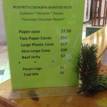 Murphy's Cinnamon Roasted Nuts - a menu - Candy Stores Near Me - Strawberry Plains, Tennessee