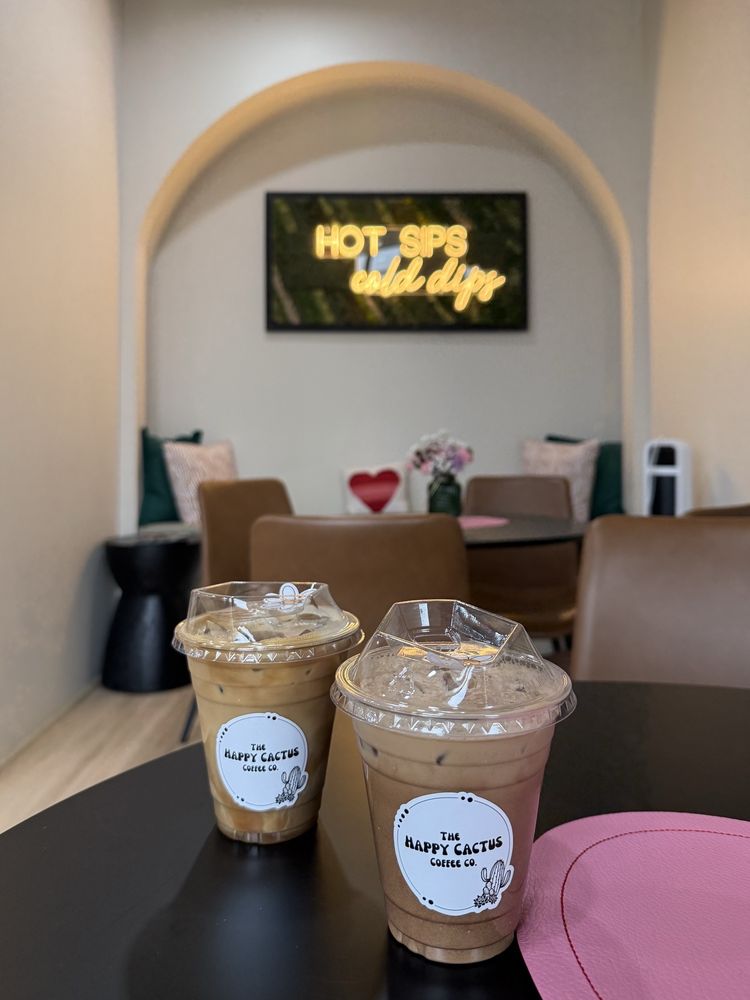 The Happy Cactus Coffee Logo