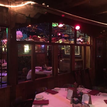 Ocean Grill - Pretty stained glass and colored lamp decor - Seafood Near Me - Vero Beach, Florida