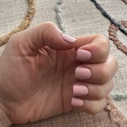 Prella Nail + Beauty Bar - Gel manicure. My nails were long enough for a square shape too! Nicole encouraged me to go square and I loved it.