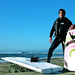 SUP with Wade - Good day at Mav's.