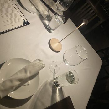Mezza Luna Ristorante - Table set when we arrived - New American Near Me - Neptune Beach, Florida Mezza Luna Ristorante - Table set when we arrived - New American Near Me - Neptune Beach, Florida