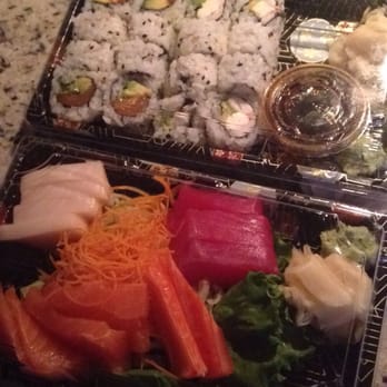 Mom's Siam 2 - Sashimi platter and 2 basic rolls - Sushi Bars Near Me - Richmond, Virginia Mom's Siam 2 - Sashimi platter and 2 basic rolls - Sushi Bars Near Me - Richmond, Virginia