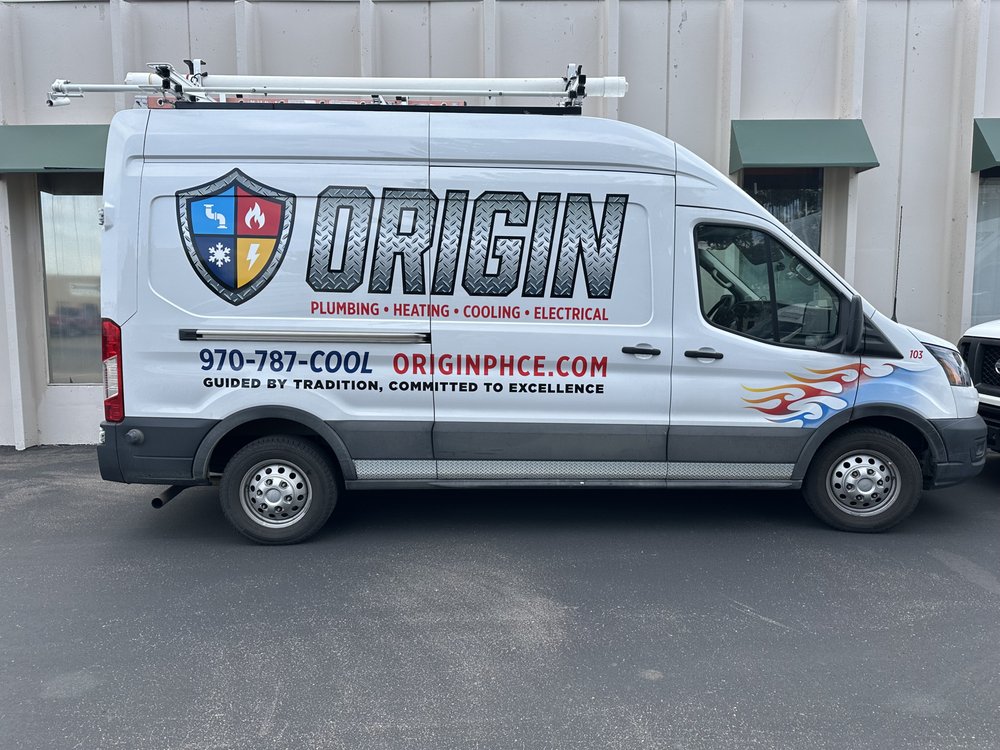 Slide of Origin Plumbing * Heating * Cooling * Electrical - Fort Collins