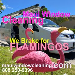 Maui Window Cleaning - Delicate lawn and sprinkler fixtures? Choose a company that is gentle on the home, Maui Window Cleaning, Inc. It's a Beautiful Day!