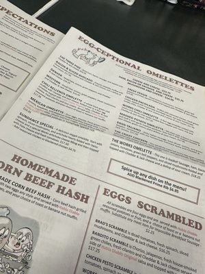 Menu photo 1 Egg Works Las Vegas, NV