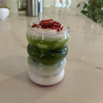 The Porch - Strawberry matcha latte - Bakeries Near Me - Bernards, New Jersey The Porch - Strawberry matcha latte - Bakeries Near Me - Bernards, New Jersey