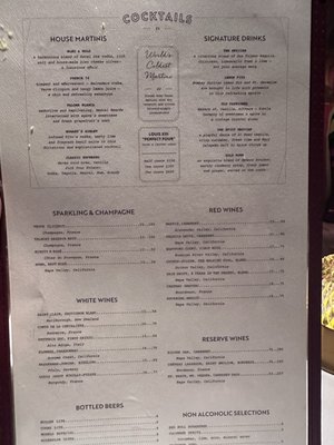 Menu photo 1 Drake's Hollywood Houston, TX
