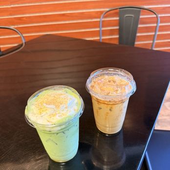 Beanie's Coffee - lemon bar matcha and dulce de leche latte - Coffee & Tea Near Me - Reno, Nevada