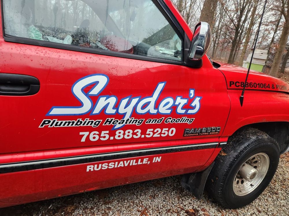 Slide of Snyder's Plumbing & Heating Serv