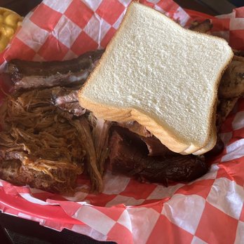Zombie Pig BBQ - Meat platter. - Barbeque Near Me - Columbus, Georgia