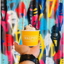 Magpies Softserve - It takes two to tango with Snickerdoodle and Sweet Corn And Honey. #LAHeatWave #HandM0del #Lol