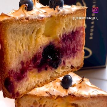 Julien Boulangerie - Blueberry lemon meringue filling cube croissant - Bakeries Near Me - New York, New York Julien Boulangerie - Blueberry lemon meringue filling cube croissant - Bakeries Near Me - New York, New York