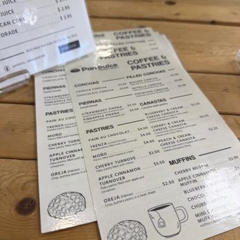 Pan Dulce Bakery & Cafe - Menu - Bakeries Near Me - San Antonio, Texas Pan Dulce Bakery & Cafe - Menu - Bakeries Near Me - San Antonio, Texas