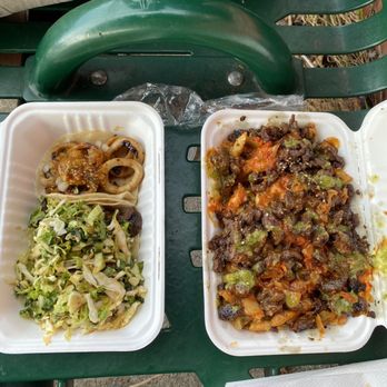 Kogi BBQ - Loaded Kogi Fries World Famous Short Rib Taco Calamari Taco - Mexican Near Me - Los Angeles, California Kogi BBQ - Loaded Kogi Fries World Famous Short Rib Taco Calamari Taco - Mexican Near Me - Los Angeles, California