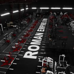 Roman Empire Gym - Our turf section spans 180 feet, which is about half a football field!