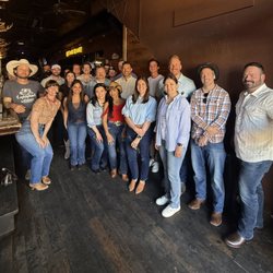 Corporate Team-Building Happy Hour line dance lessons with Double or Nothing Two-Step in downtown Austin, TX