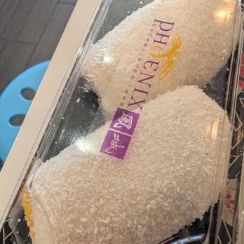 Phoenix Dessert - mango coconut roll - Desserts Near Me - San Diego, California Phoenix Dessert - mango coconut roll - Desserts Near Me - San Diego, California