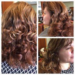 Park 80 Hair Design - Highlights still holding up since December. Curls and waves, new look for Mimosa! Done by Vivian